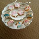 Cupcake Cookie Ring - Blue ..