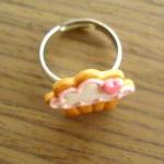 Cupcake Cookie Ring - Pink ..